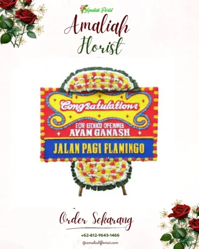 Bunga Papan Congratulation di Rakitan